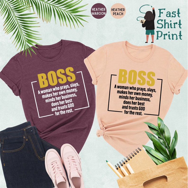 Boss Definition Shirt, Entrepreneur Shirt, Boss Shirt, Gift For Boss, Funny Shirts For Women, Money Shirt, Funny Gifts For Mom, Woman Shirts image 3