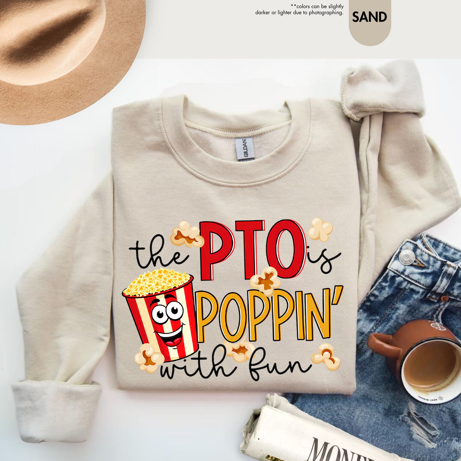 The PTO Poppin With Fun Shirt, Paid Time off Shirt, Day off Shirt, PTO ...
