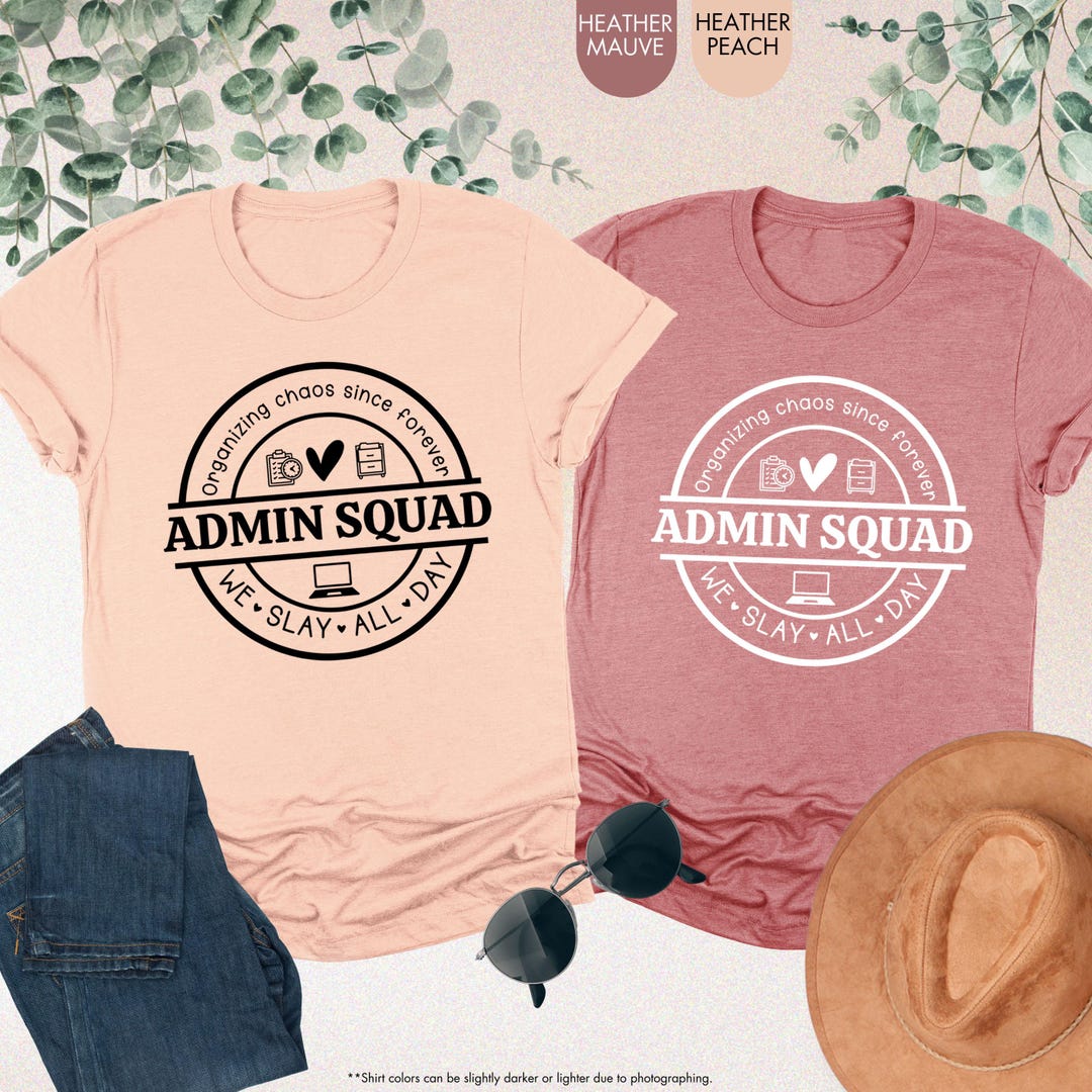 Admin Squad Shirt, Office Squad Shirt, Administrative Assistant Tee ...
