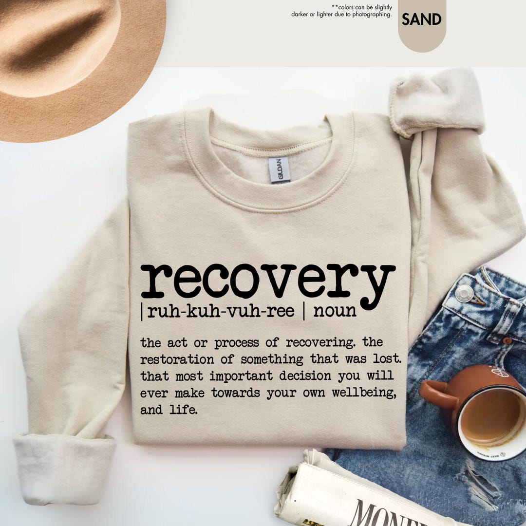 Recovery Sweaters Recovery Sweatshirt, Sobriety Hoodie, Addiction Recovery Sweater ...