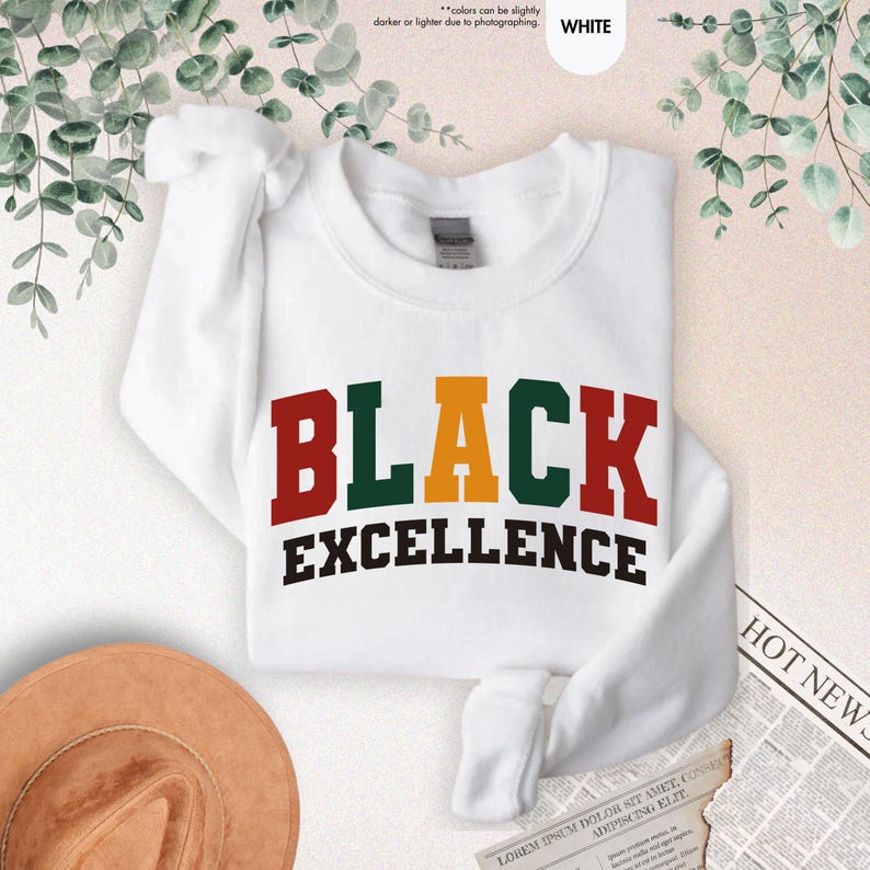 Black Excellence Sweatshirt, Black History Month Gift, African American, Black Pride Hoodie, Black Woman, Empowerment Black History Sweater image 14