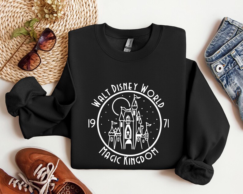 Walt Disney World Castle 1971 Sweatshirt, Magical Kingdom Sweatshirt or Hoodie