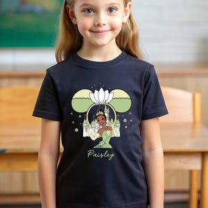 Custom Disney Tiana Shirt, Princess Shirt, Disney Matching Shirt, Girls Squad Shirt, Disneyworld Shirt, Princess Fun Gift, Tiana Shirt