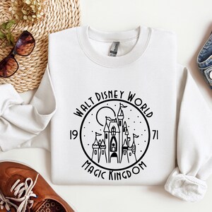 Walt Disney World Castle 1971 Sweatshirt, Magical Kingdom Sweatshirt or Hoodie