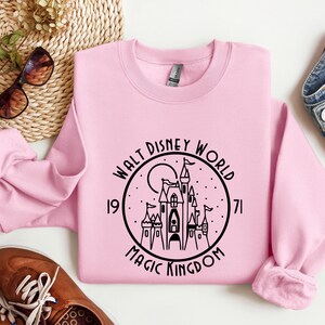 Walt Disney World Castle 1971 Sweatshirt, Magical Kingdom Sweatshirt or Hoodie