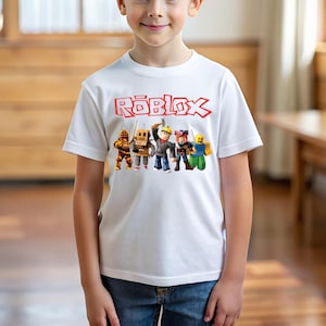 Roblox Shirt, Video Game Party Shirt, Roblox Youth Shirt, Video Game Matching Shirt, Birthday Boys Roblox Shirt, Game Roblox Shirt