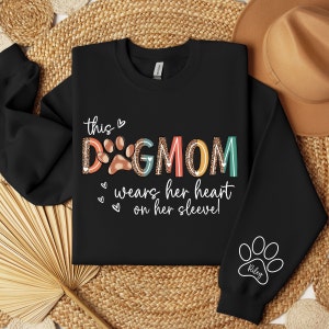 Leopard Dog Mom - Personalized Custom 3/4 Sleeve Dress