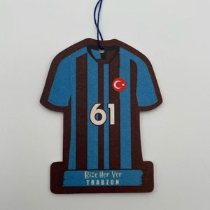 2x Trabzonspor Jersey Fragrance Tree, Car Fragrance, Air Freshener, Car Freshener, Premium Fragrance, DUFTYZ