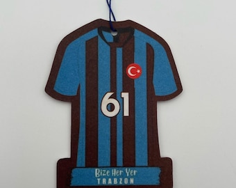 2x Trabzonspor Jersey Fragrance Tree, Car Fragrance, Air Freshener, Car Freshener, Premium Fragrance, DUFTYZ