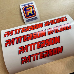 Stickers BMX PATTERSON RACING