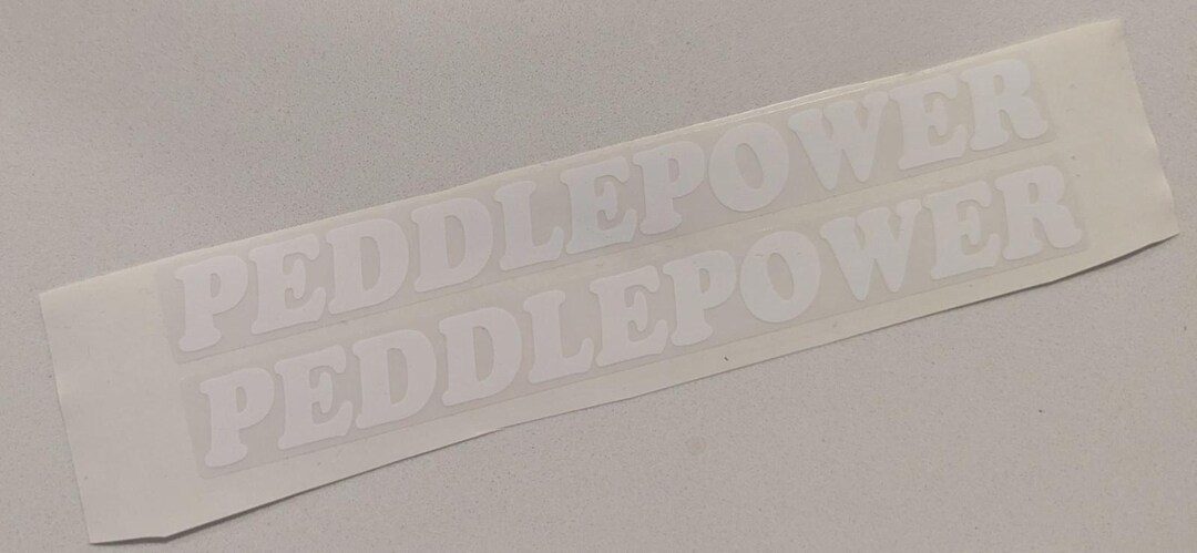 Peddlepower Vinyl BMX Decal - Etsy