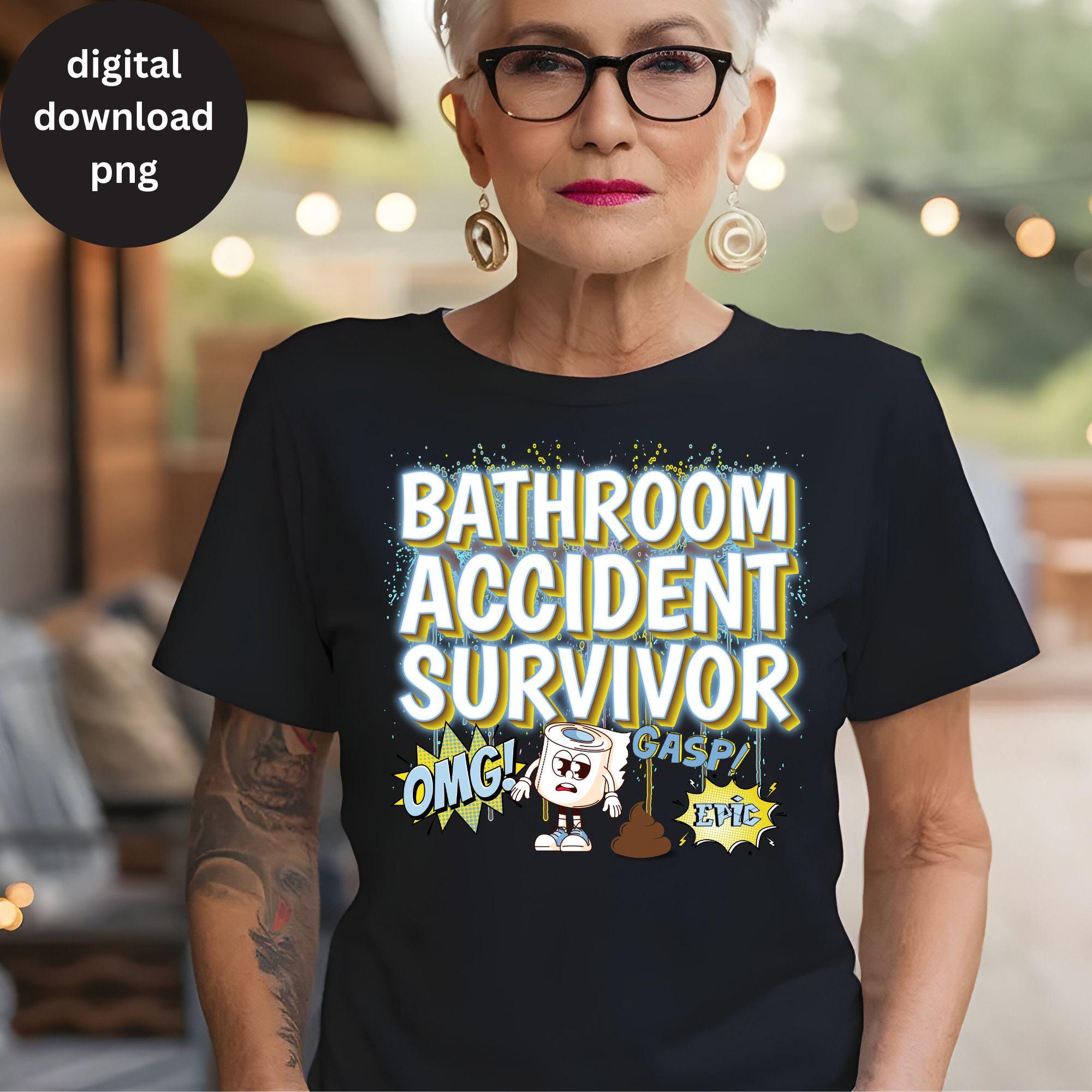 Grappige badkamerhumor png, beschamende T-shirt voor vrouwen mannen sublimatie, domme grappige gag-cadeau tee ontwerp, ongepaste humor voor volwassenen png