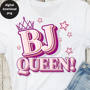 Camisas inapropriadas para mulheres PNG, camiseta atrevida para mulheres sublimação, design de camiseta engraçada e idiota, humor adulto engraçado, presente BJ Queen PNG