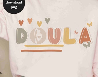 Doula Empower Encourage Uplift png, Boho Doula Design png, Geboorte Coach png, Geboorte Doula png, Verloskundige Doula png, Doula Gift Card png, Doula