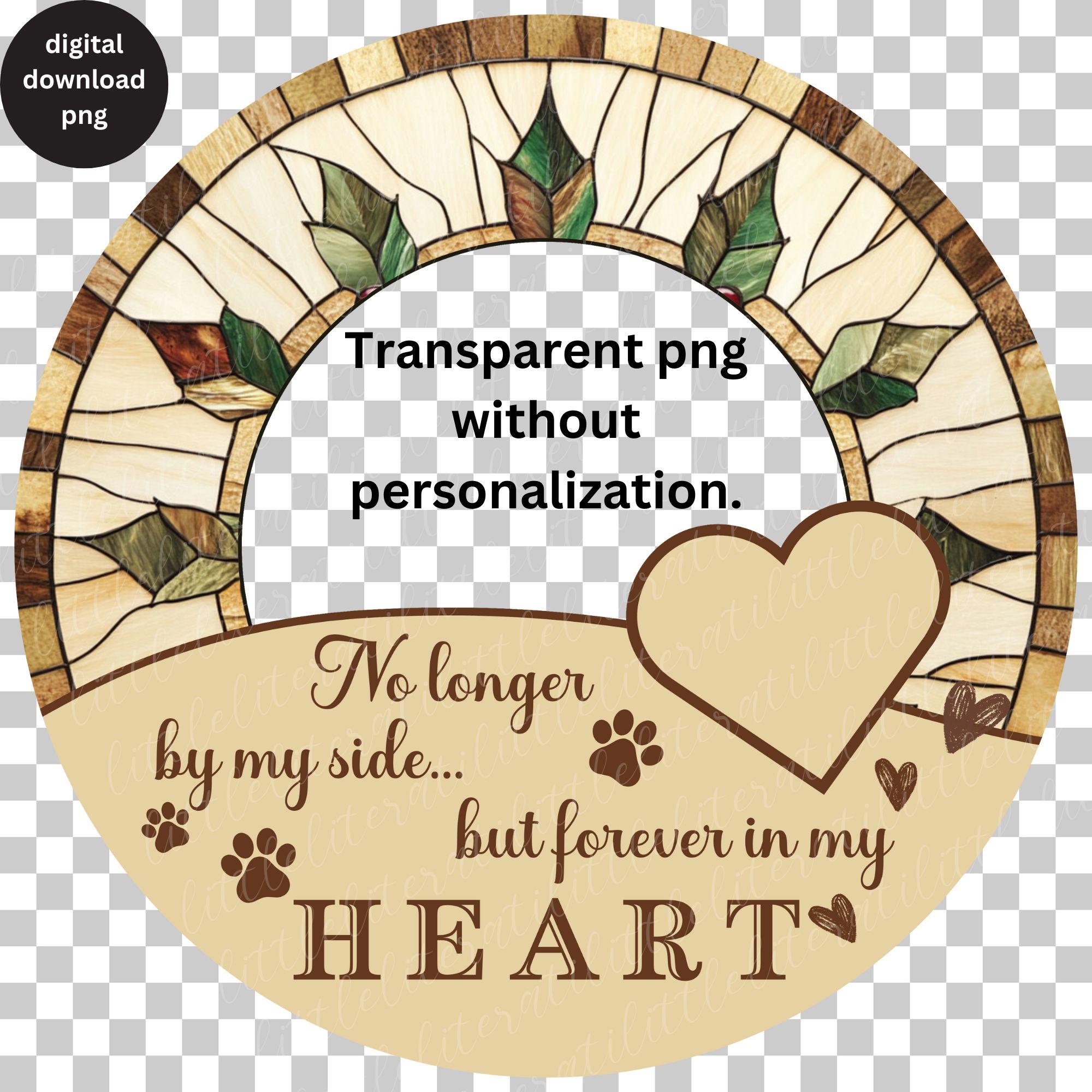 DIY Personalized Pet Memorial Photo Ornament PNG, Personalized Name ...