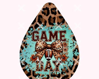 Coquette voetbal druppeloorbel png, voetbal strik sublimatie ontwerp, voetbal moeder png, game dag oorbel ontwerpen, voetbal oorbel ontwerp