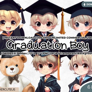 Graduation Boy Clipart, Sublimation PNG, Graduate Bear Png, Graduation Sublimation Designs, Class Of 2023 Design, Class Of 2023 Graduation