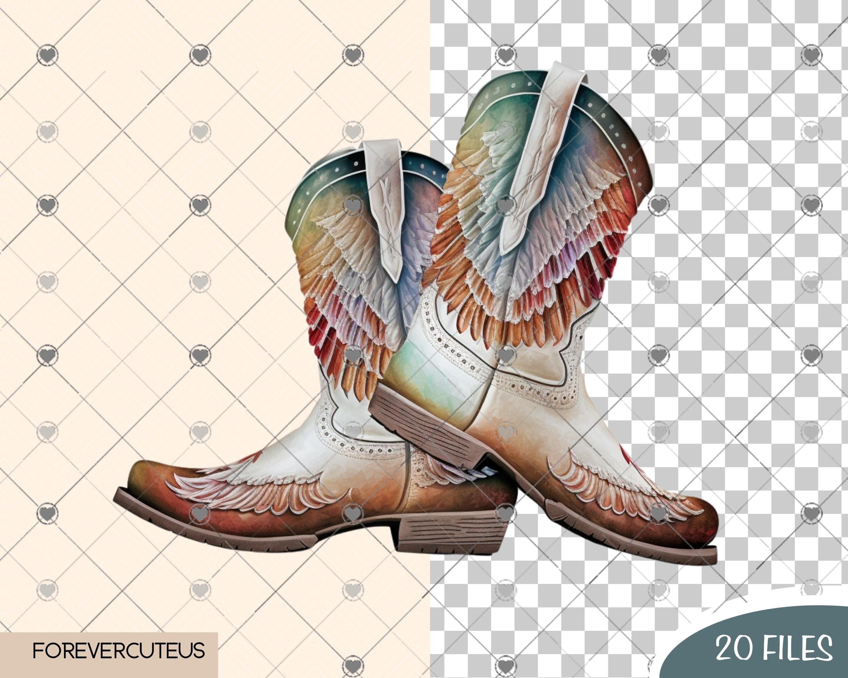 Cowboy Boots Clipart Bundle Western PNG Western Clipart - Etsy
