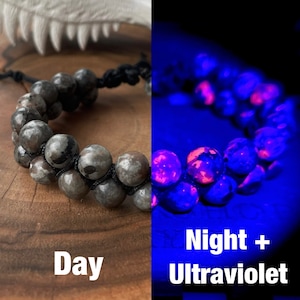 Yooperlite stone Bracelet, Boyfriend Gift for Men Handmade , Christmas gift