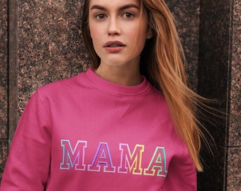 Mama Sweatshirt: Trendy Mom Gift, Minimalist Design