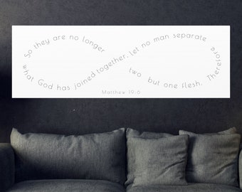 Christian Wall Art Canvas, Marriage Wall Art, Master Bedroom Decor, Christian Art Modern,  Minimalist Christian Art, Christian Art Large