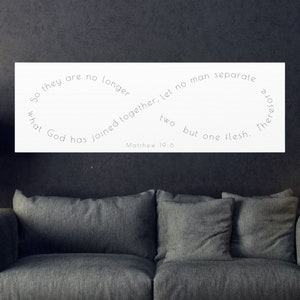 Christian Wall Art Canvas, Marriage Wall Art, Master Bedroom Decor, Christian Art Modern,  Minimalist Christian Art, Christian Art Large