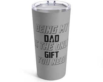 Vaso gris, Vaso de papá, Vaso de hombre, Vaso de Star Wars, Para papá, De hijo, De hija, Copa del Día del Padre, Vaso de camping, Copa de papá
