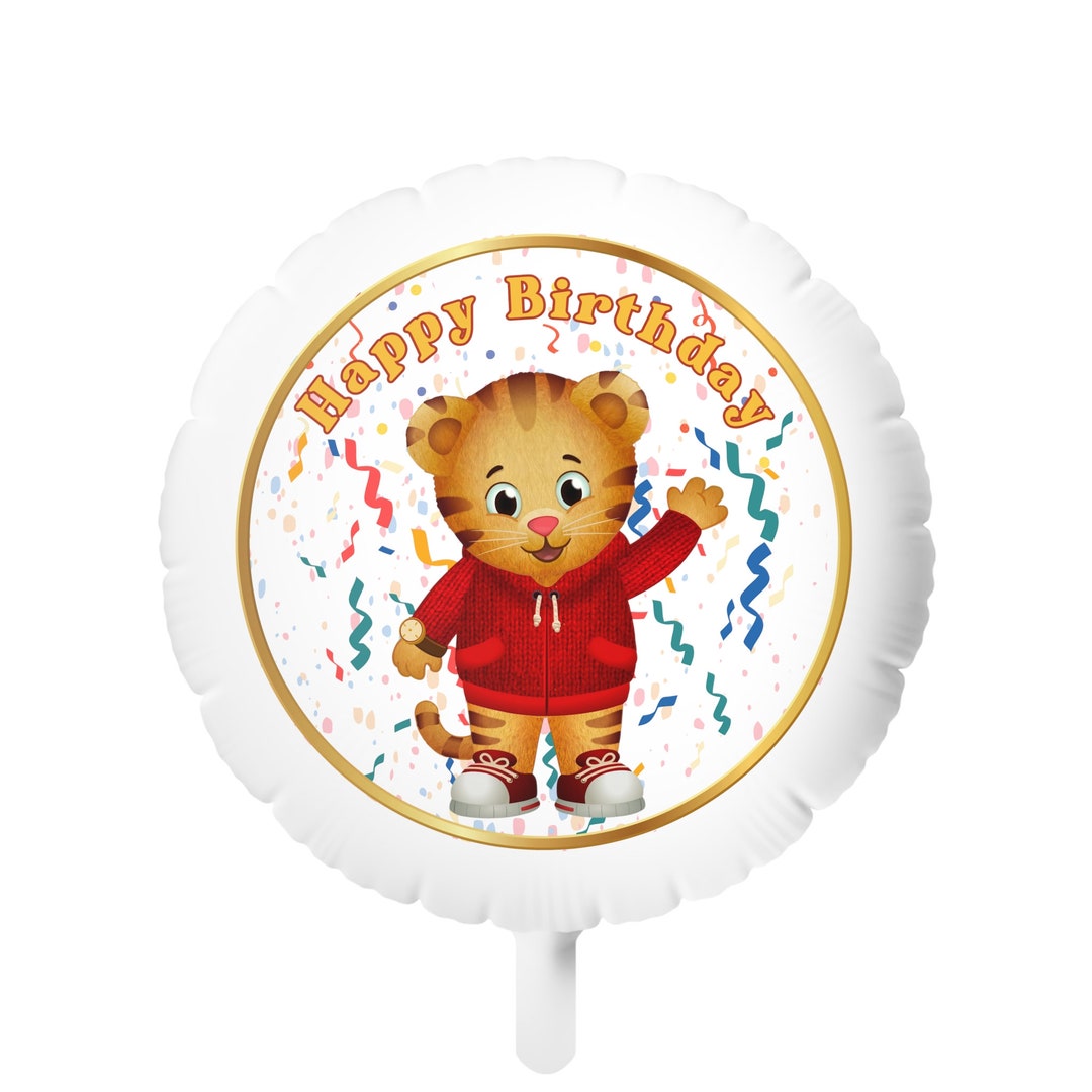 Daniel Tiger Party, Daniel Tiger Balloon, Boy Birthday Decor, Toddler
