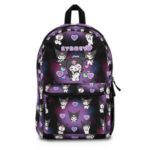 Kuromi Sanrio, sac à dos personnalisé Kuromi, sac Kuromi, fournitures scolaires Kuromi, sac à main Kuromi, sac à dos Kuromi pour enfants, sac à dos Sanrio, Kuromi