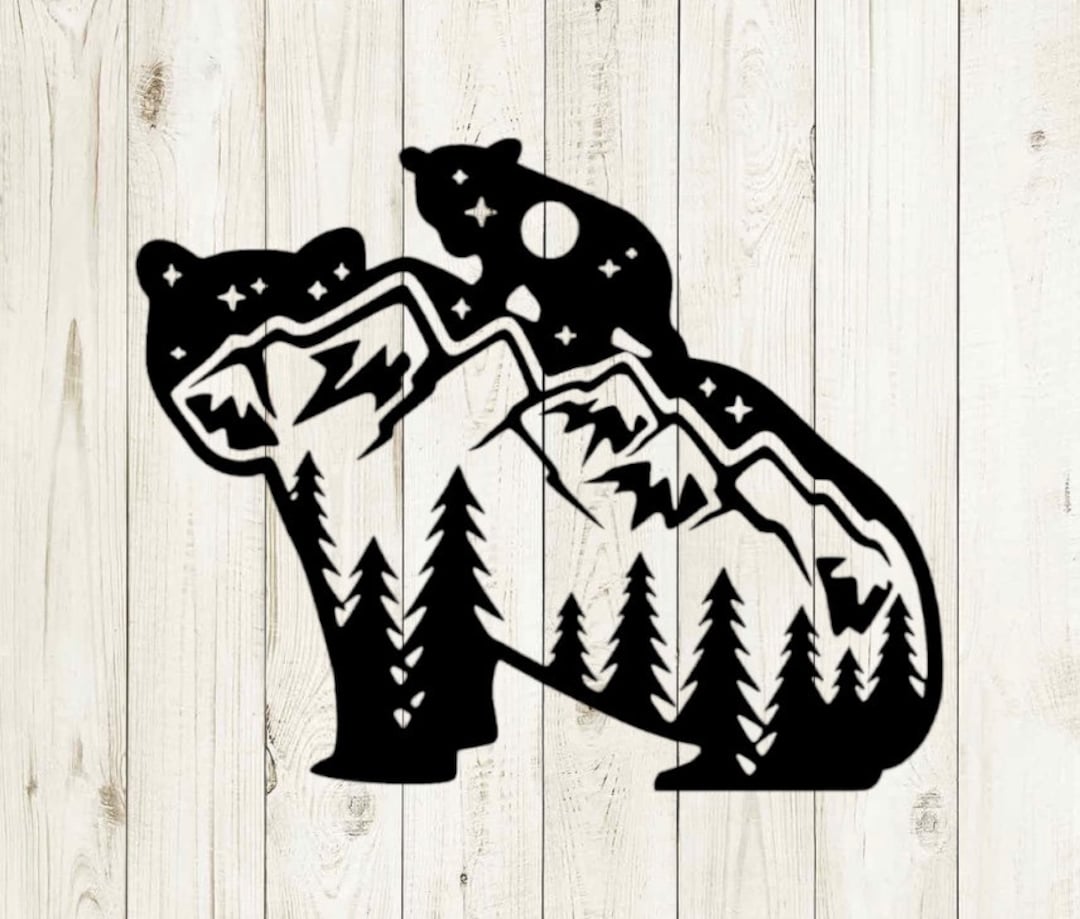 Mama Bear Svg, Mountains Png, Mountains Outline Svg, Mountain Ridge Png ...