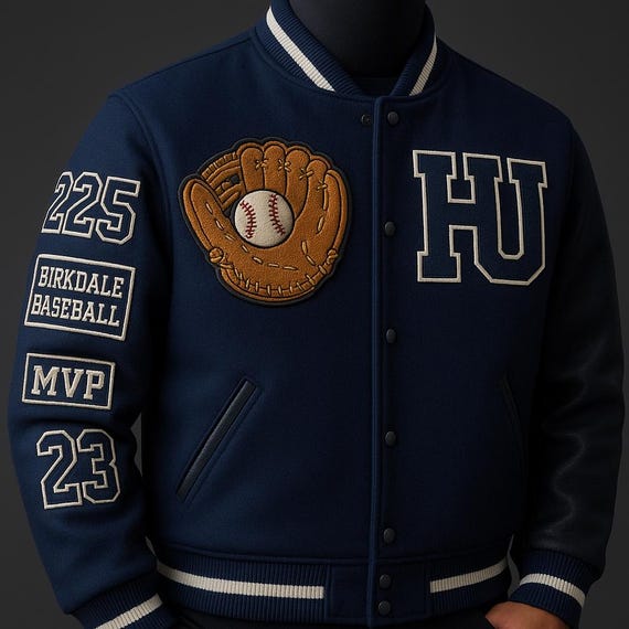 Jaqueta universitária personalizada Jaquetas personalizadas do