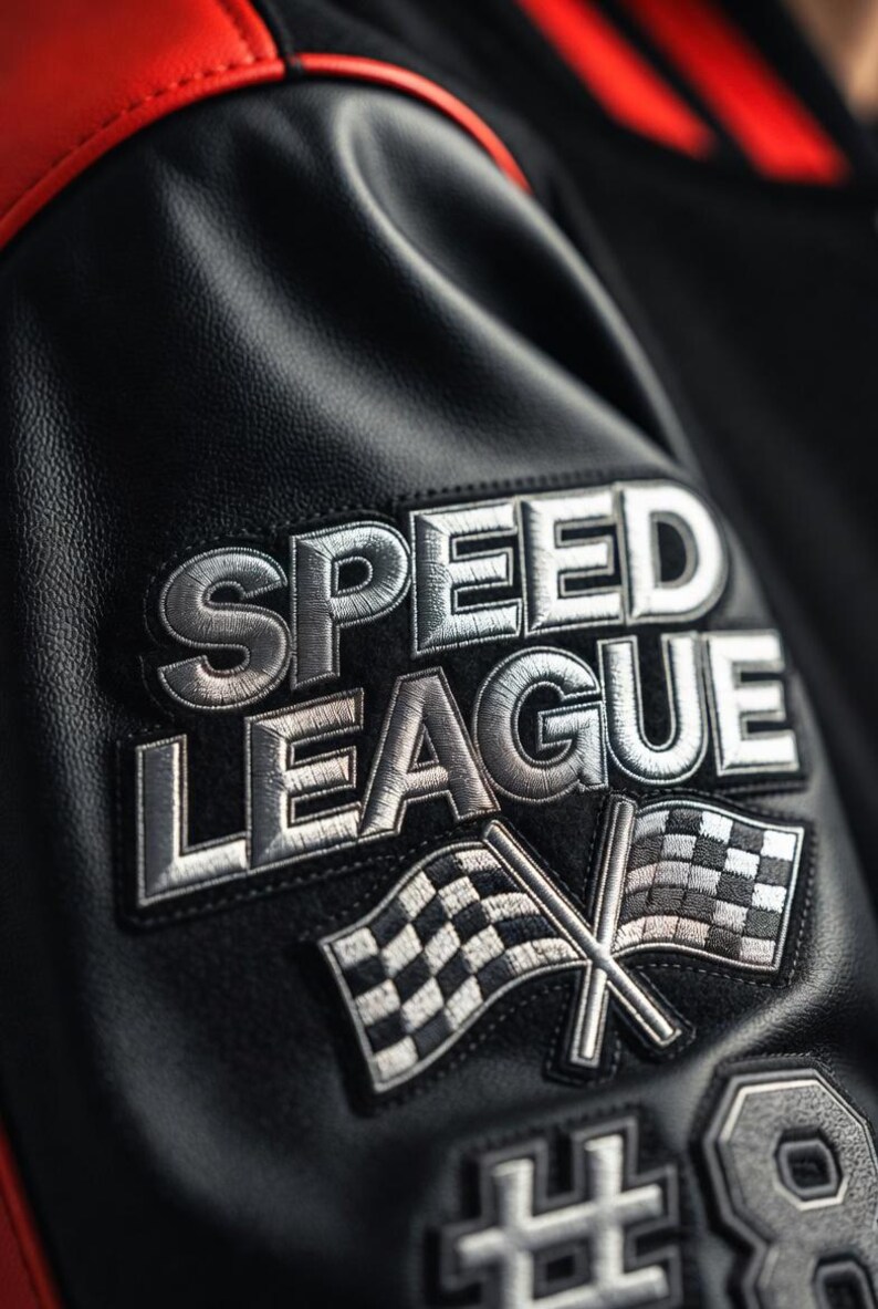 Racing Team Varsity Jacket Custom Motorsport Letterman Jacket ...