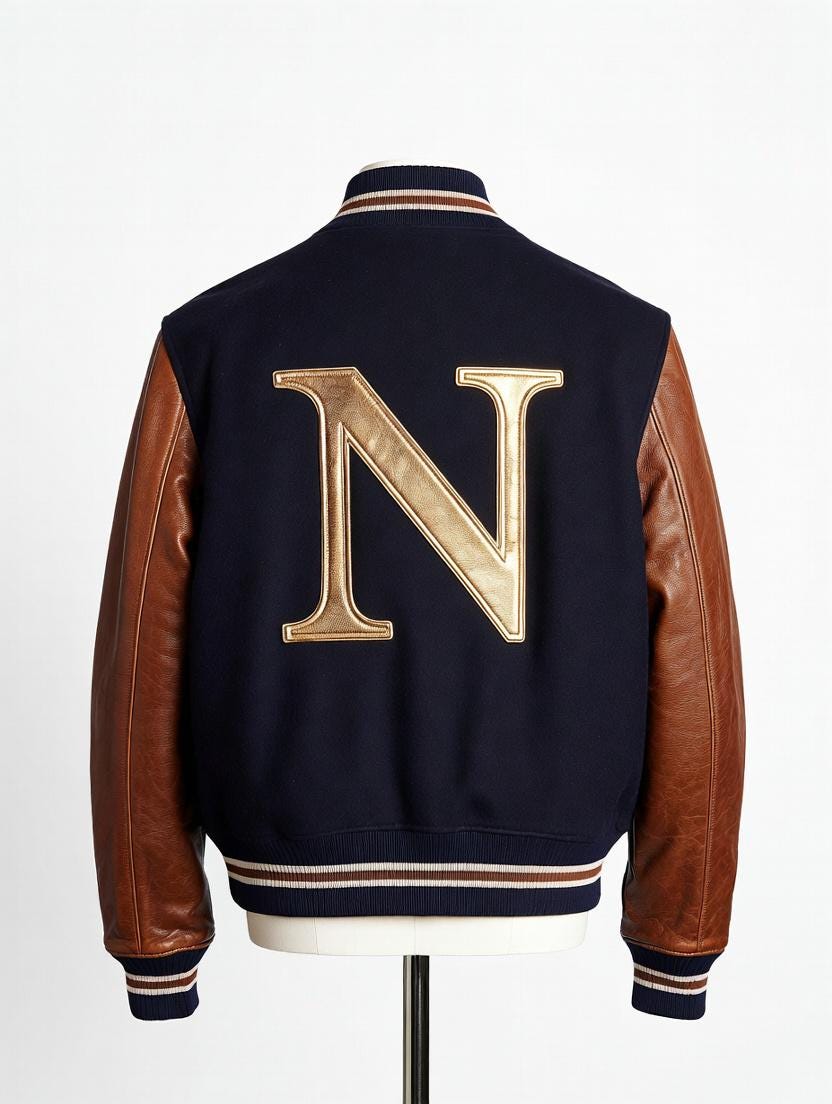 Varsity Jacket Lettering Custom Letter Varsity Jacket Personalized Name Number Letterman Jacket ...
