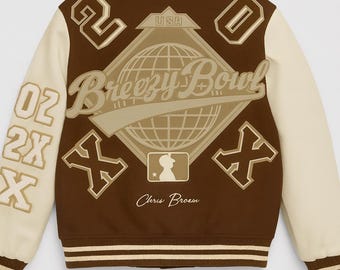 Custom Varsity Letterman Jacket: Breezy Bowl Style, Personalized
