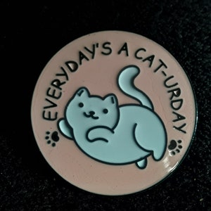 Cute everyday&#39;s a caturday cat pin