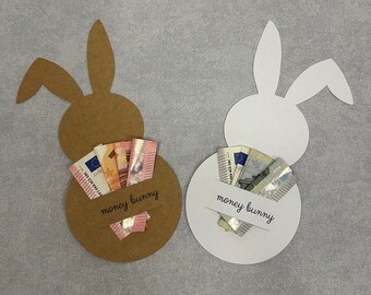 Gastgeschenk Osterhase money bunny für Schokolade oder Geld