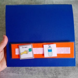 Communication binder type pecs makaton Montessori autistic non-verbal pictograms