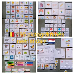 Set van pictogrammen Nederlands autistisch