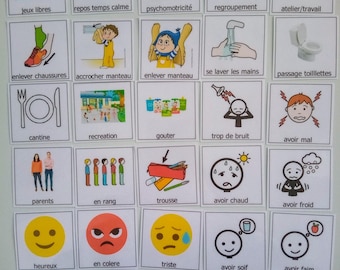 Pictograms pecs makaton aesh school nursery IME uema places communities children
