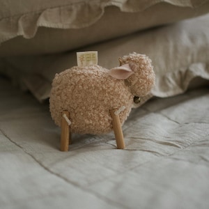 Sheep figurine, sheep toy, decorative sheep, Easter decoration, nursery decor, farmhouse decor, housewarming gift, baby gift, farm animals