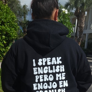 I speak Spanish. Funny Latino Sweater, Sweater, Hispanic heritage. Cute Sweater, Sweater. Hoodie. Unisex. Latino/a Sweater. Proud latino.