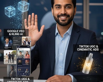 Custom AI UGC Video Ad for your  products | Hyper-Realistic Spokesperson | High-Converting Product Video