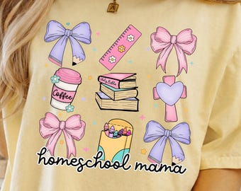 Hemundervisningsmammapaket: Kristen mamma PNG (digital nedladdning)