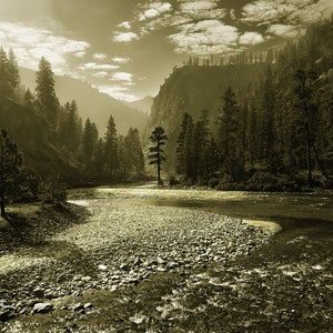 Fotografía Salmon River, Middle Fork, Idaho, River of No Return Frank Church Wilderness, Sawtooth Mountains Stanley