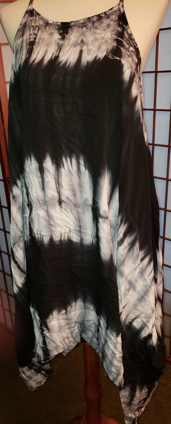 tie dye black and Gem