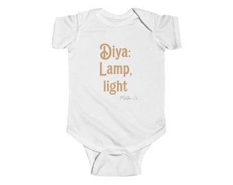 Body de luz de lámpara Diya / Body de lámpara Diya para bebé