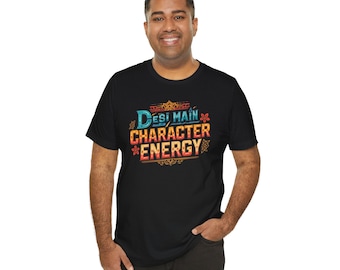 Camiseta Desi con el personaje principal Energy