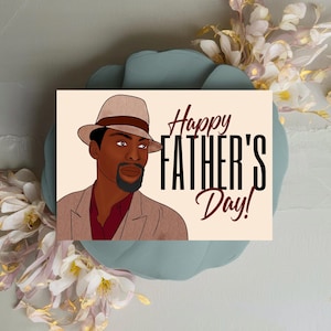Biglietto d'auguri per la festa del papà "Dapper Dad", motivazionale, divertente, spirituale, con opzioni di messaggio vuoto, stampabile e scaricabile digitalmente per papà più grandi
