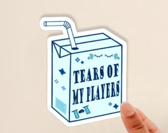 Tears of my players sticker, juicebox sticker, dnd sticker, gift for DM, Dungeon Master Gift, Funny DM Gift, Funny DnD Sticker
