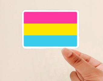 Pan Pride Flag Sticker